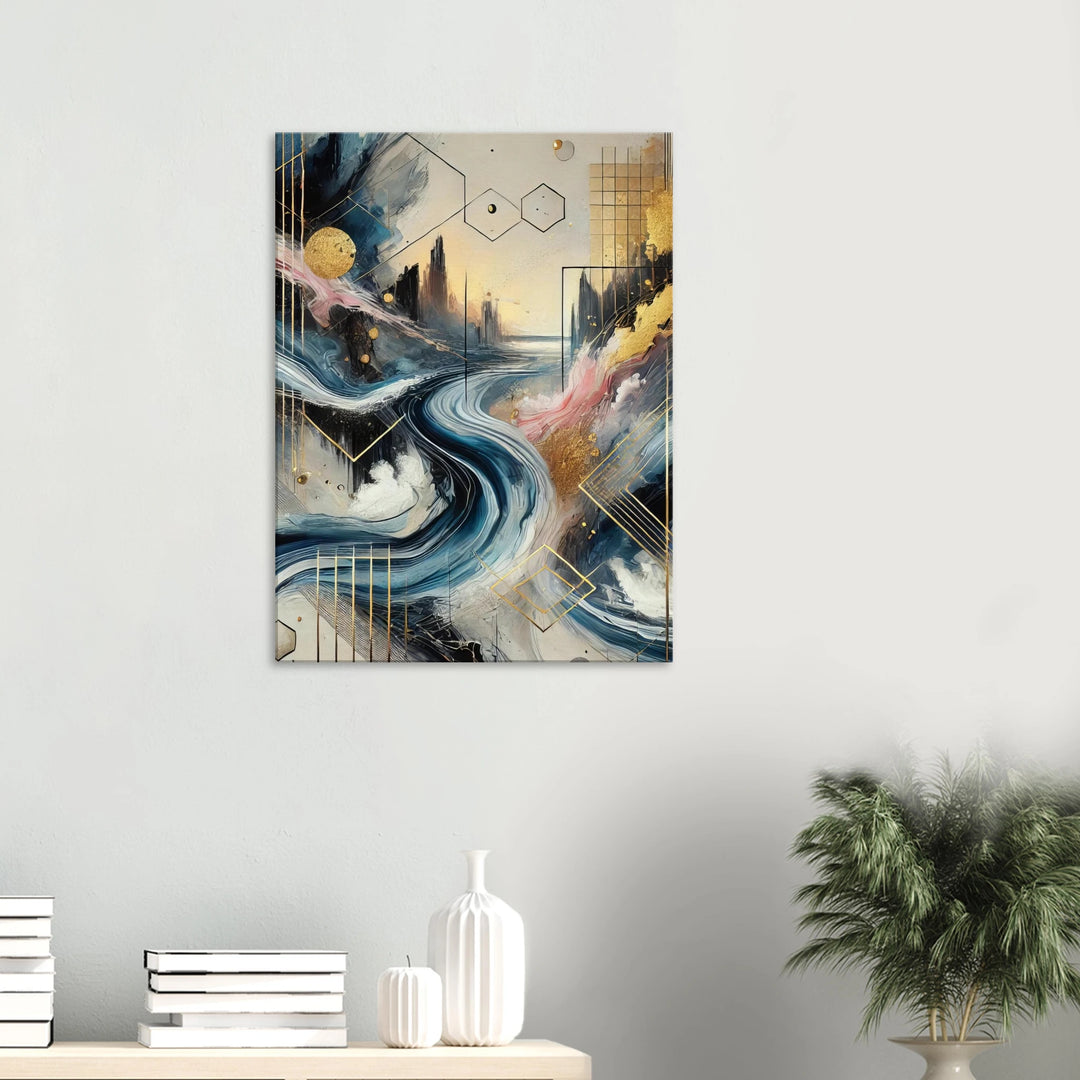 Flow – Wo Bewegung zu Stille wird - Simpls space print-Print Material