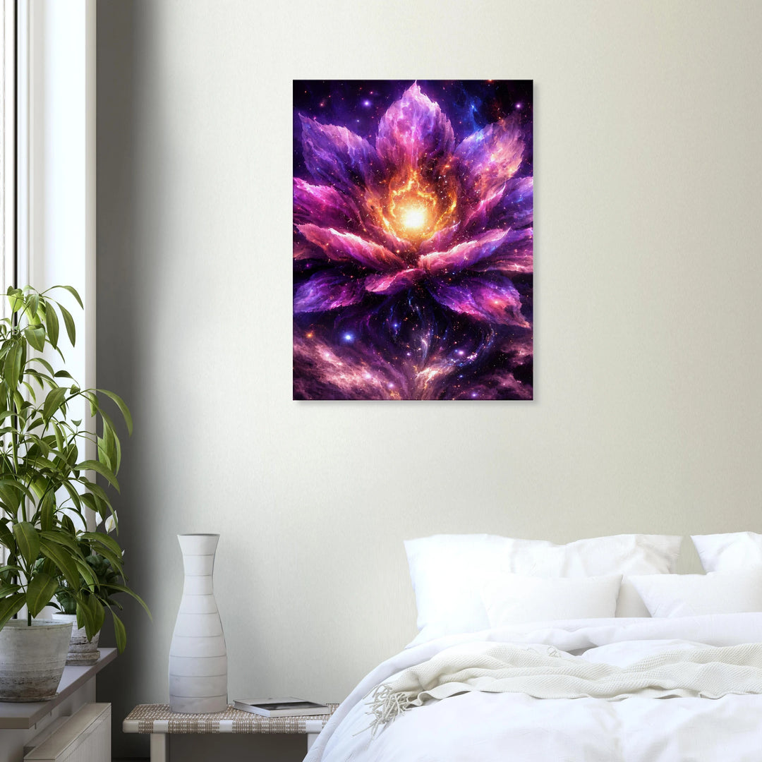 Voidflower Ritual – Wo Stille zu kosmischem Licht erblüht - Simpls space print - Print Material