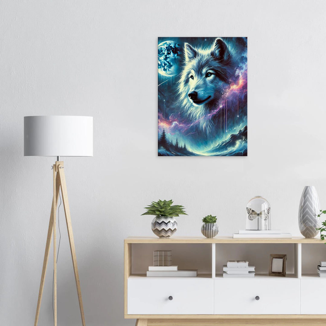 Moonshine - Wolf - Simpls space print - Print Material