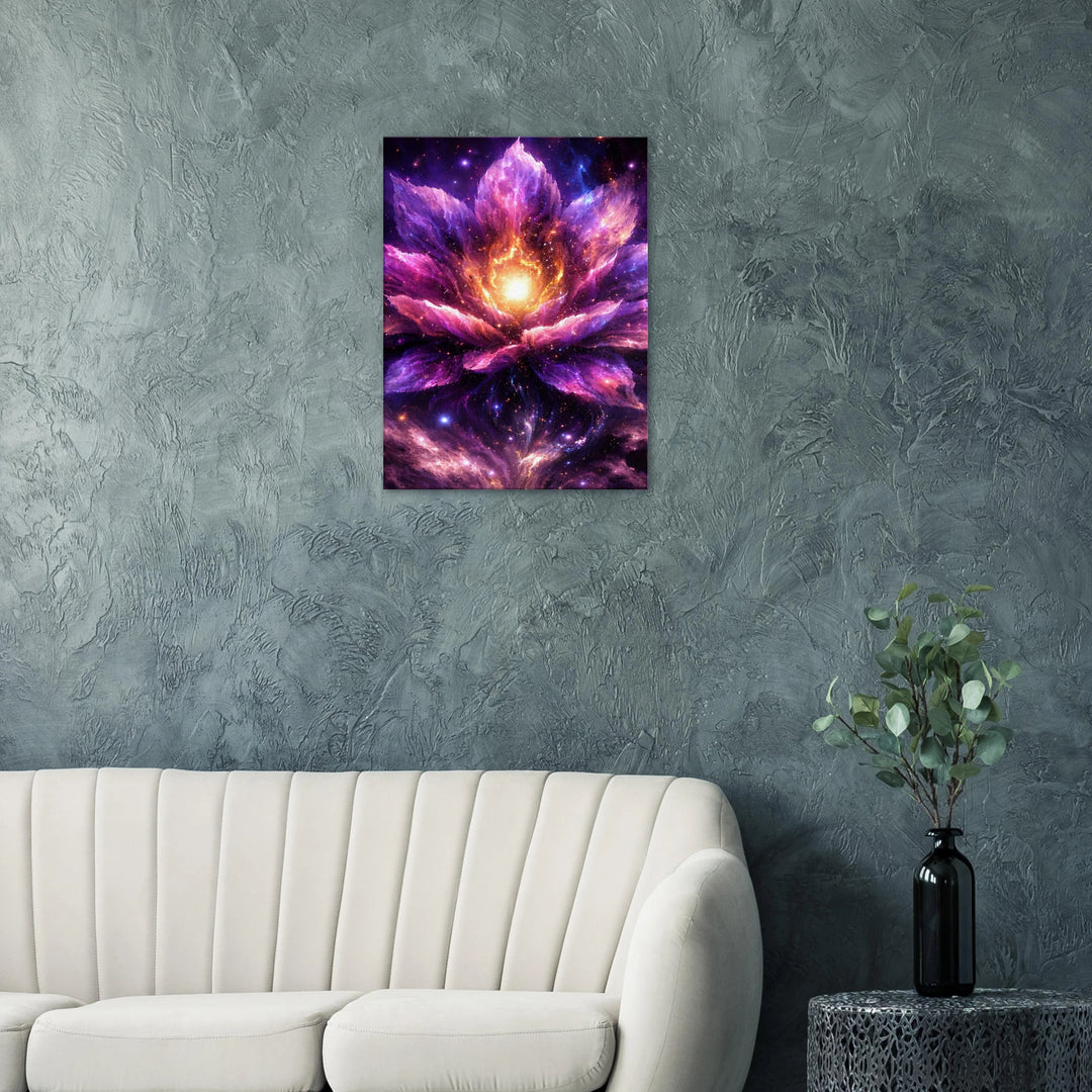 Voidflower Ritual – Wo Stille zu kosmischem Licht erblüht - Simpls space print-Print Material