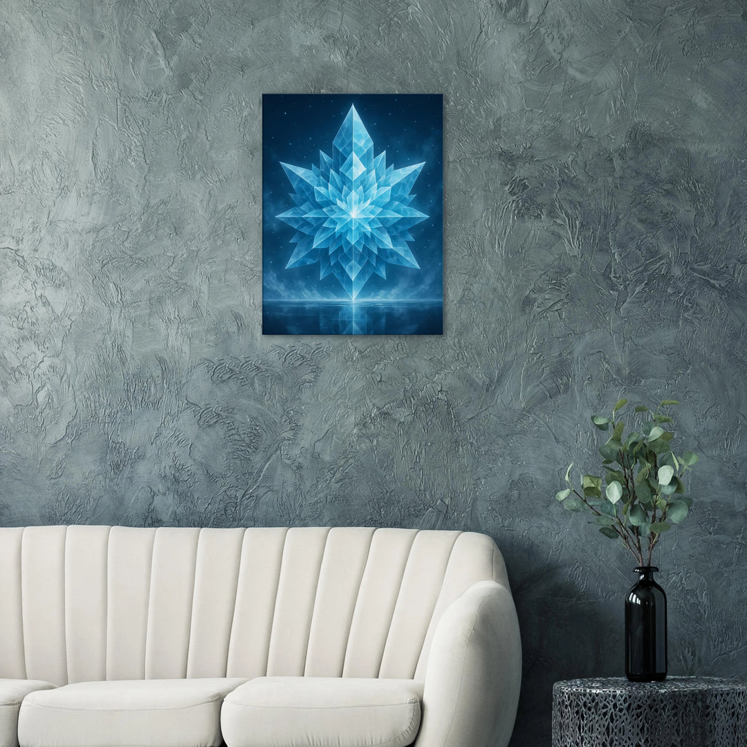 Arctic Mirage – Das gefrorene Flüstern der Unendlichkeit - Simpls space print-Print Material