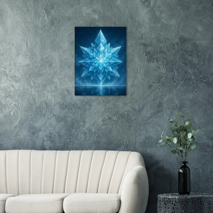 Arctic Mirage – Das gefrorene Flüstern der Unendlichkeit - Simpls space print-Print Material