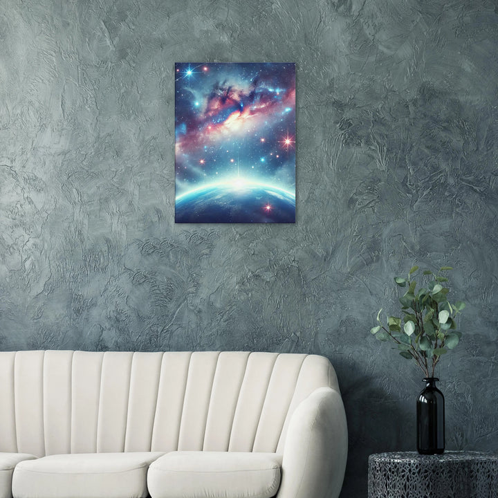 Space – Wo Ewigkeit beginnt und Stille leuchtet - Simpls space print-Print Material