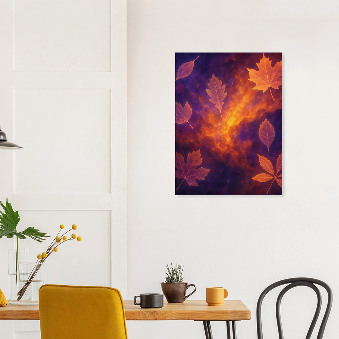 Twilight Leaves - Simpls space print - Print Material