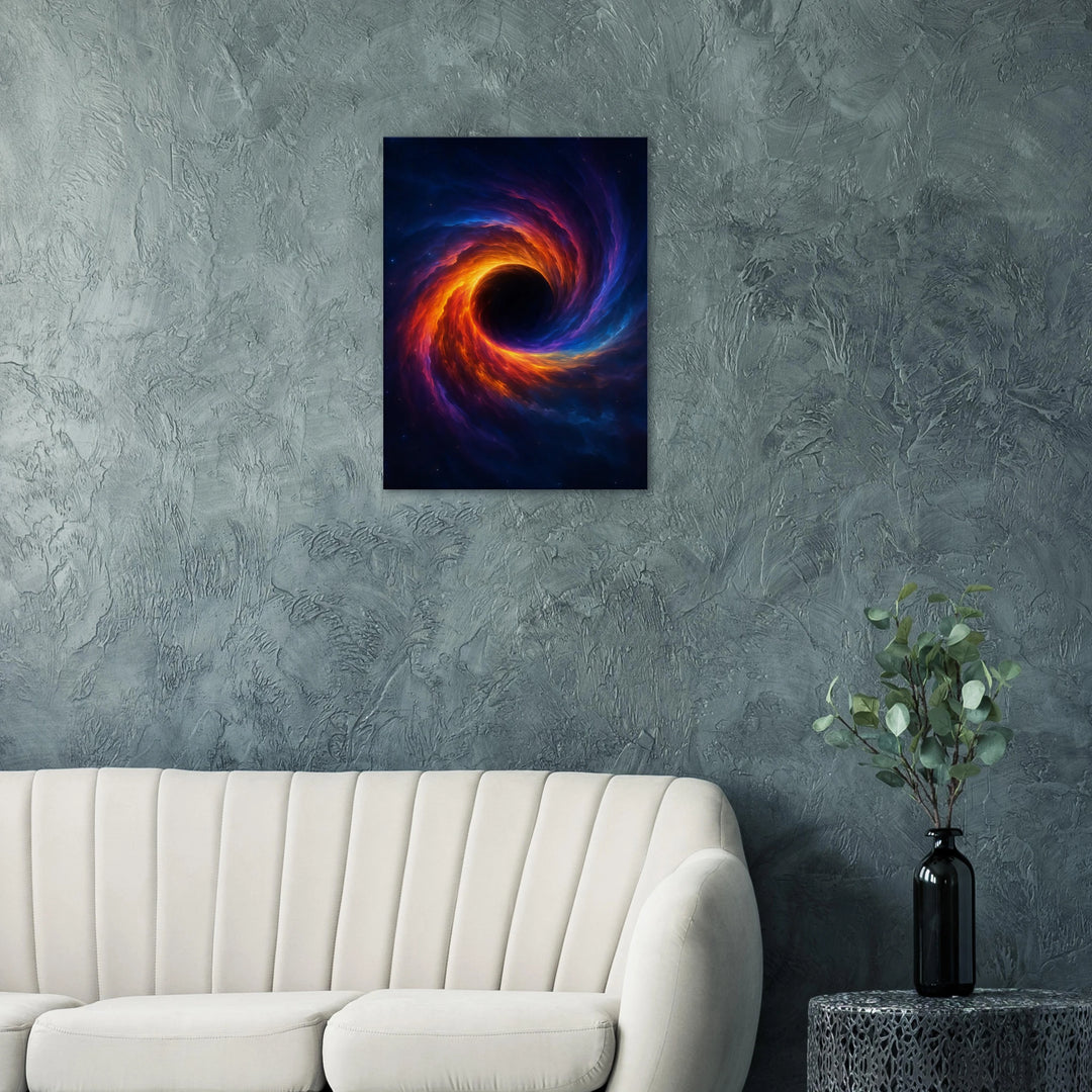Spectra Collapse – Der Tanz des Lichts im Herzen der Dunkelheit - Simpls space print-Print Material