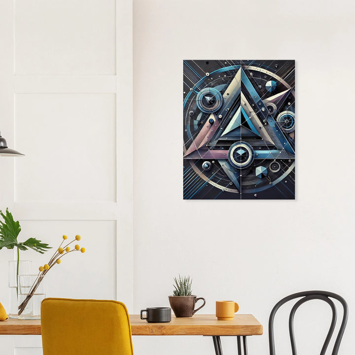 Triangles - Simpls space print - Print Material