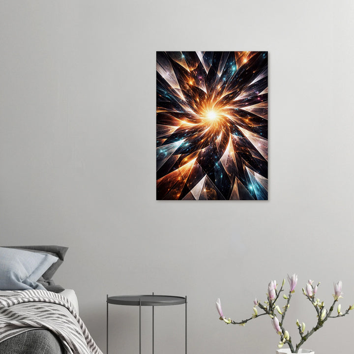 Fragmented Flow – Wenn Brüche zu Bewegung werden - Simpls space print-Print Material
