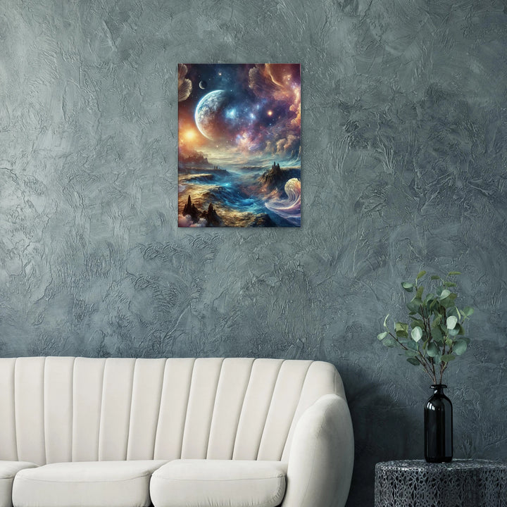 Cosmic - Wave - Simpls space print - Print Material