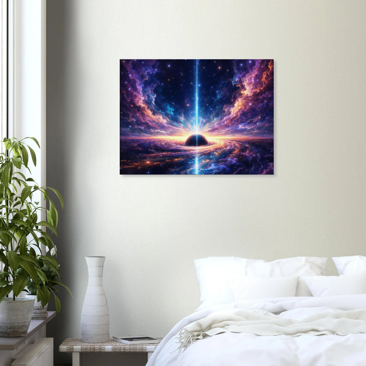 Voidlight Horizon – Der Übergang zwischen Leere und Licht - Simpls space print-Print Material