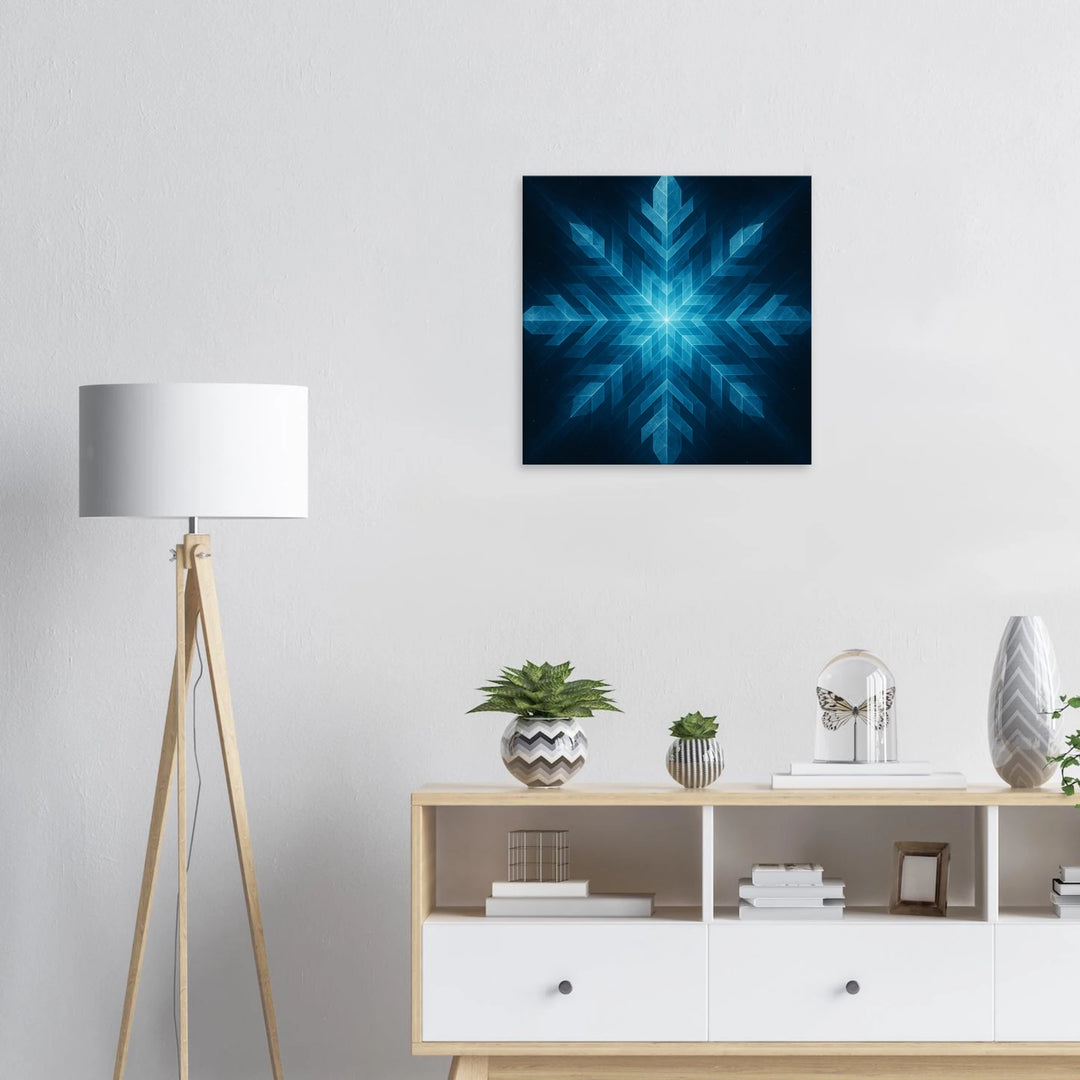 Frozen Geometry – Die stille Ordnung der Ewigkeit - Simpls space print-Print Material