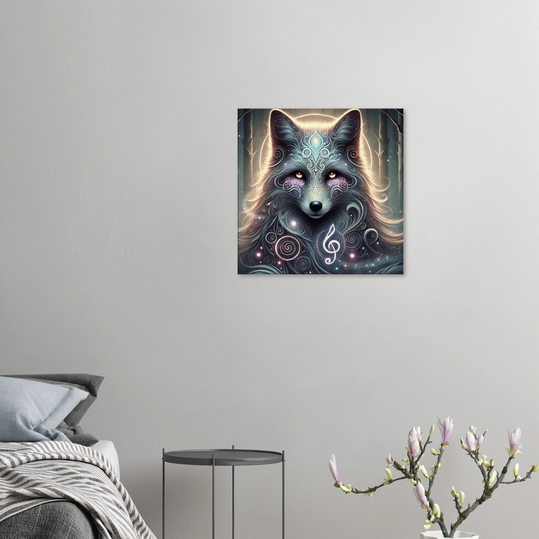 Totem Fuchs – Die Melodie der Intuition - Simpls space print-Print Material