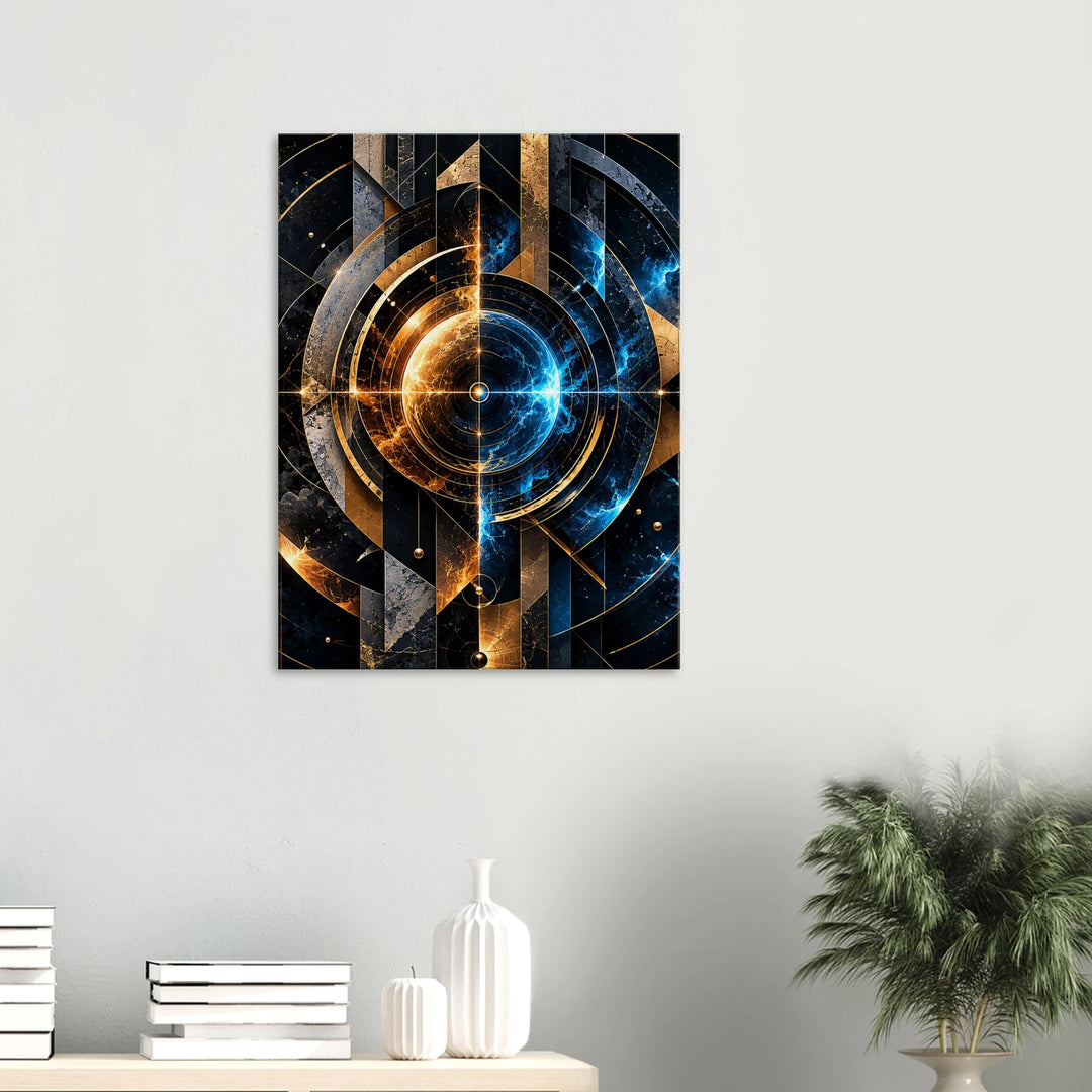 Aehter Komplex – Wo Struktur zu kosmischer Energie wird - Simpls space print-Print Material