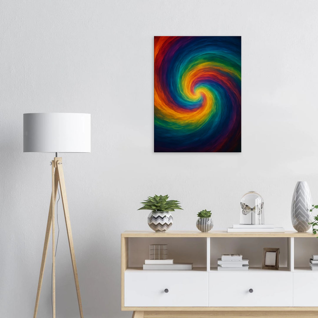 Spectrum Whirl – Der Wirbel der Farben, der deine Seele tanzen lässt - Simpls space print-Print Material