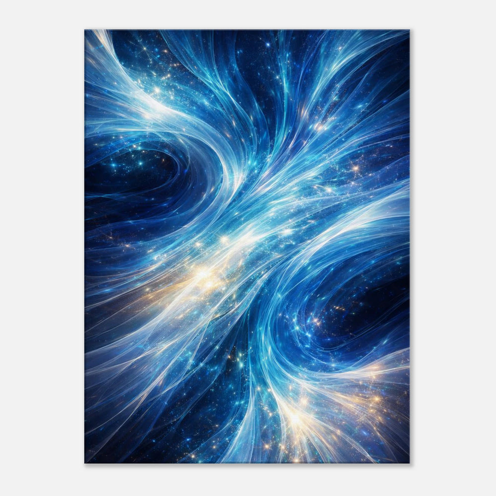 Sapphire Twist – Der ruhige Sog der Tiefe - Simpls space print - Print Material