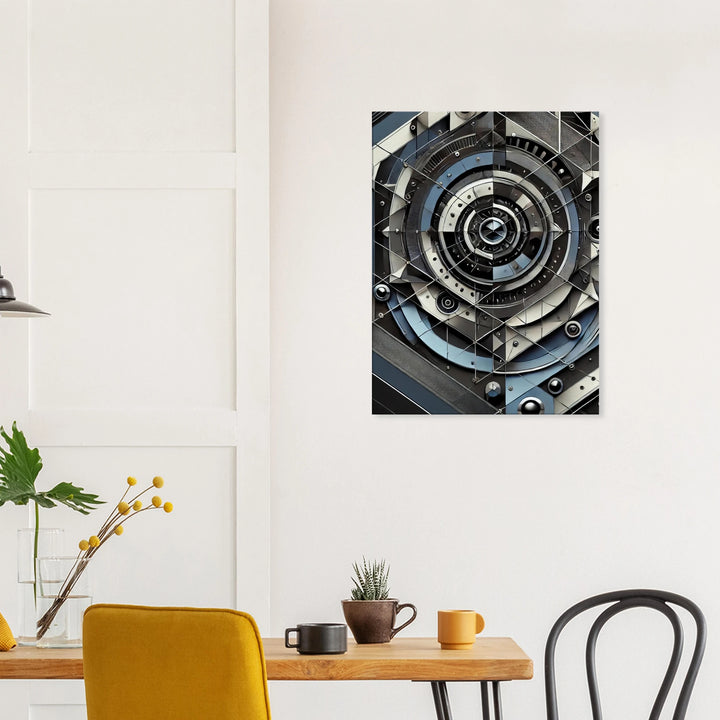 Conspicuous – Das Auge der Ordnung im Chaos - Simpls space print-Print Material