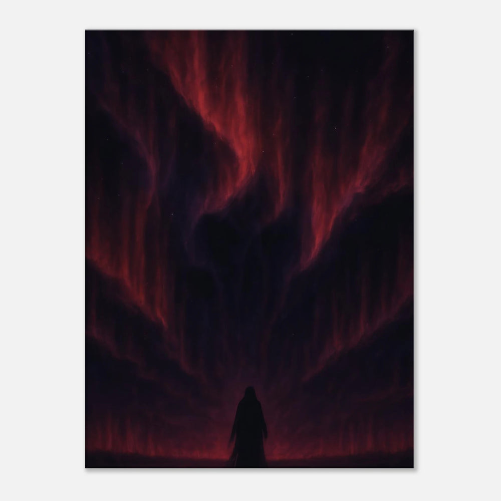 Haunted Aurora - Halloween - Simpls space print - Print Material