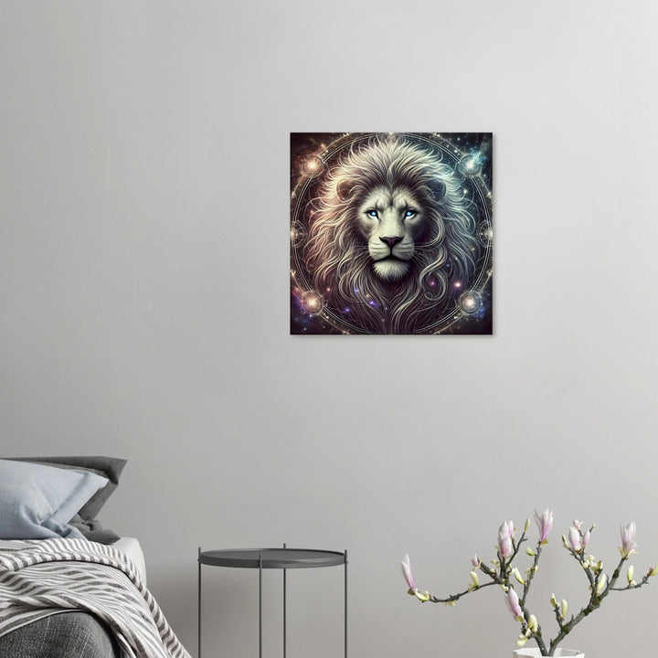 Totem Löwe – Der stille König deiner Seele - Simpls space print-Print Material