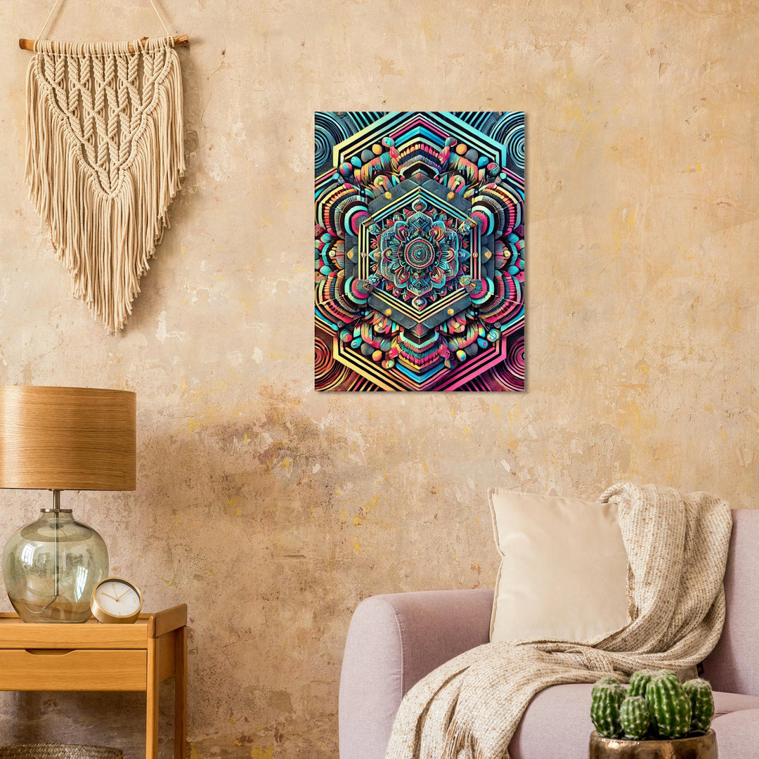 Hexagon - Simpls space print - Print Material