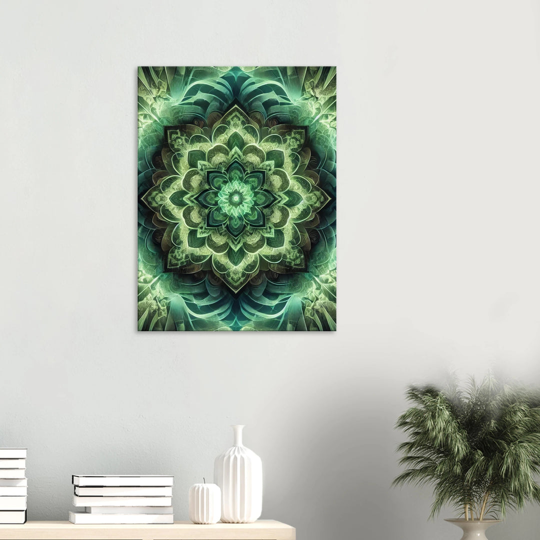 Whispers of Green - Simpls space print - Print Material