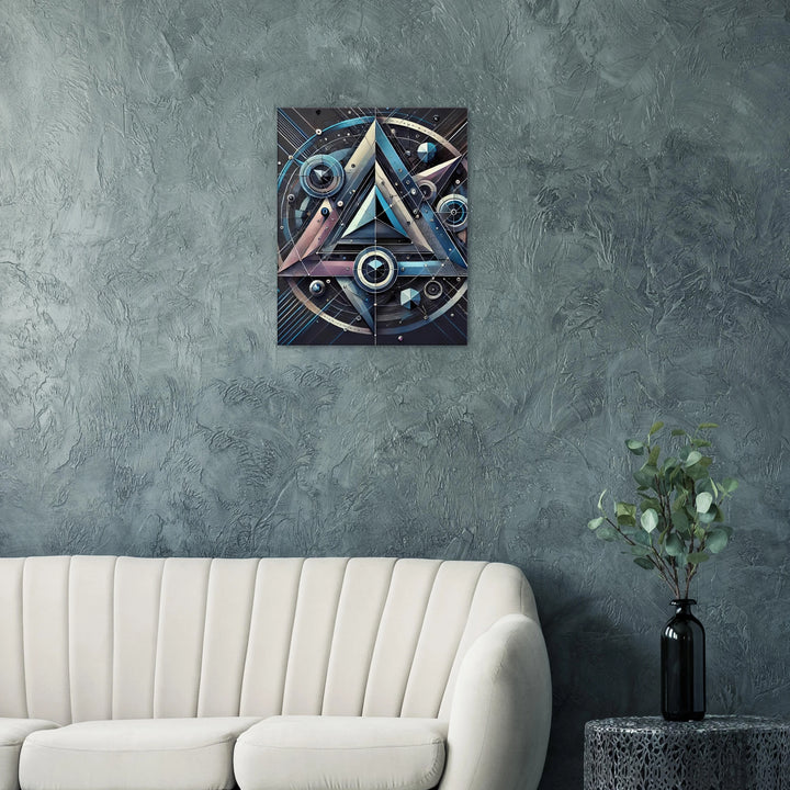 Triangles - Simpls space print - Print Material