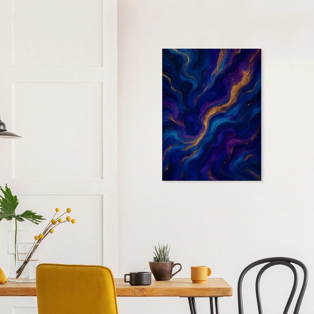 Midnight Gold – wenn Dunkelheit leuchtet - Simpls space print-Print Material
