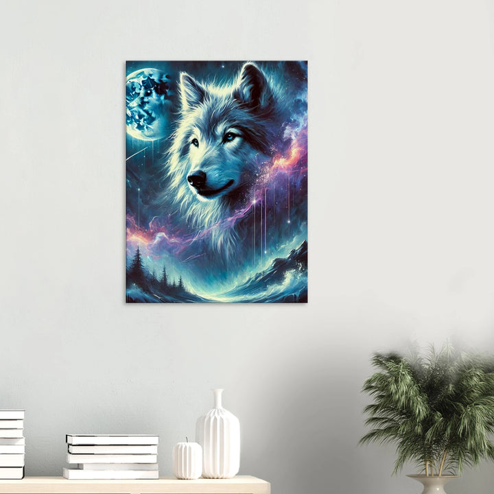 Moonshine - Wolf - Simpls space print - Print Material