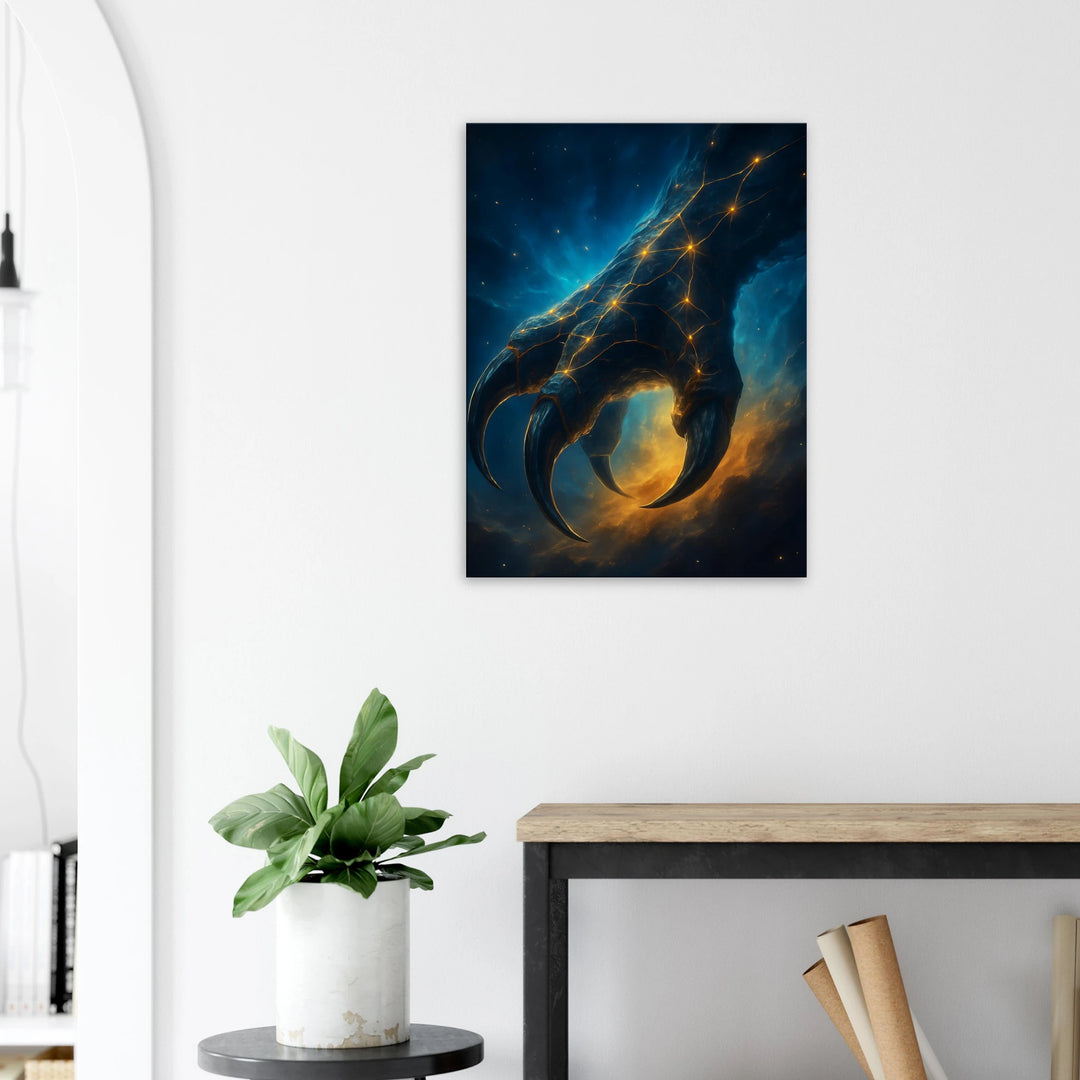 Celestial Claw – Die Kraft der Sterne in ihrer wildesten Form - Simpls space print-Print Material