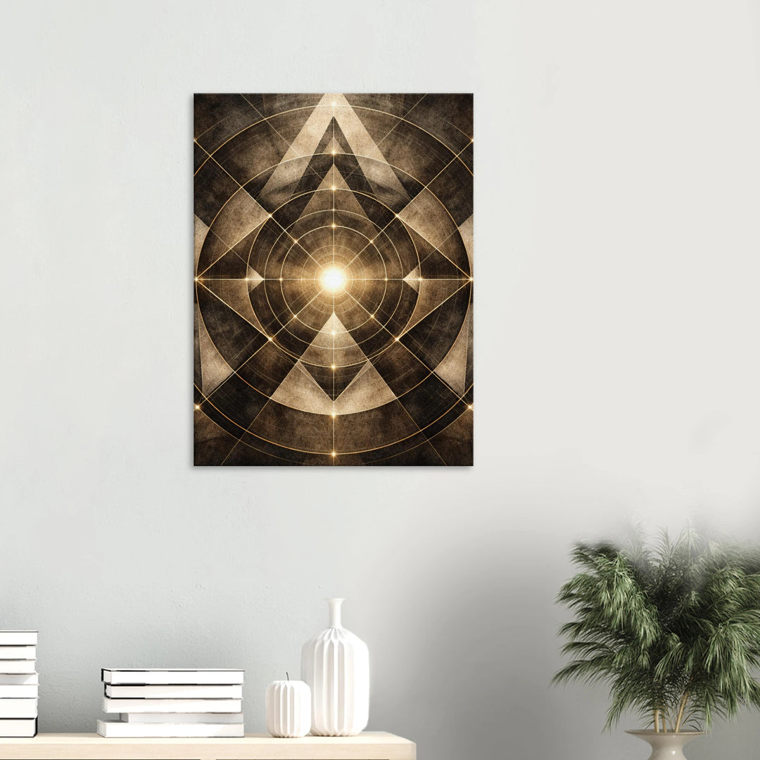 Calculated Stillness – Die Geometrie der inneren Ruhe - Simpls space print - Print Material