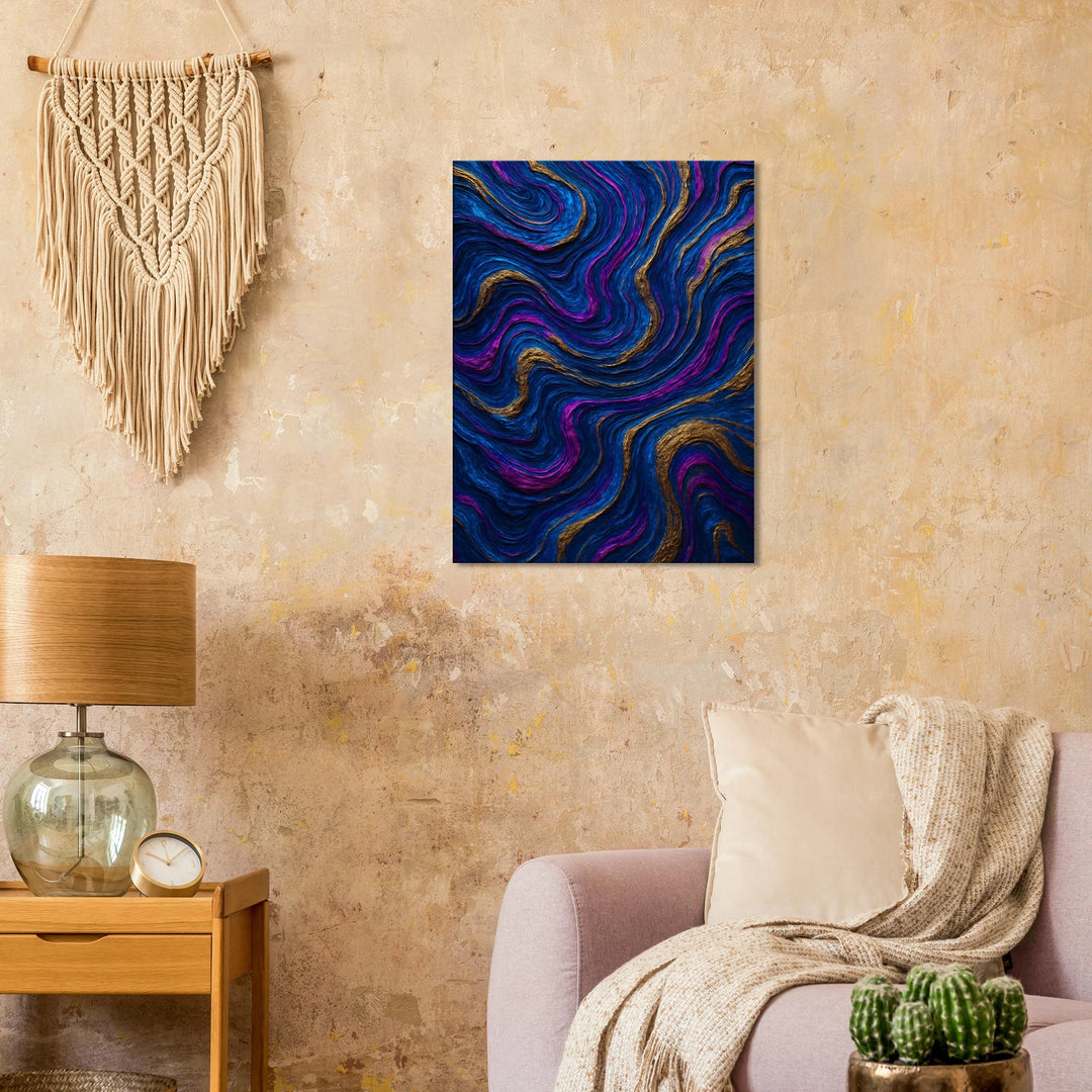 Cosmic Veins – Die goldenen Lebensadern des Universums - Simpls space print-Print Material