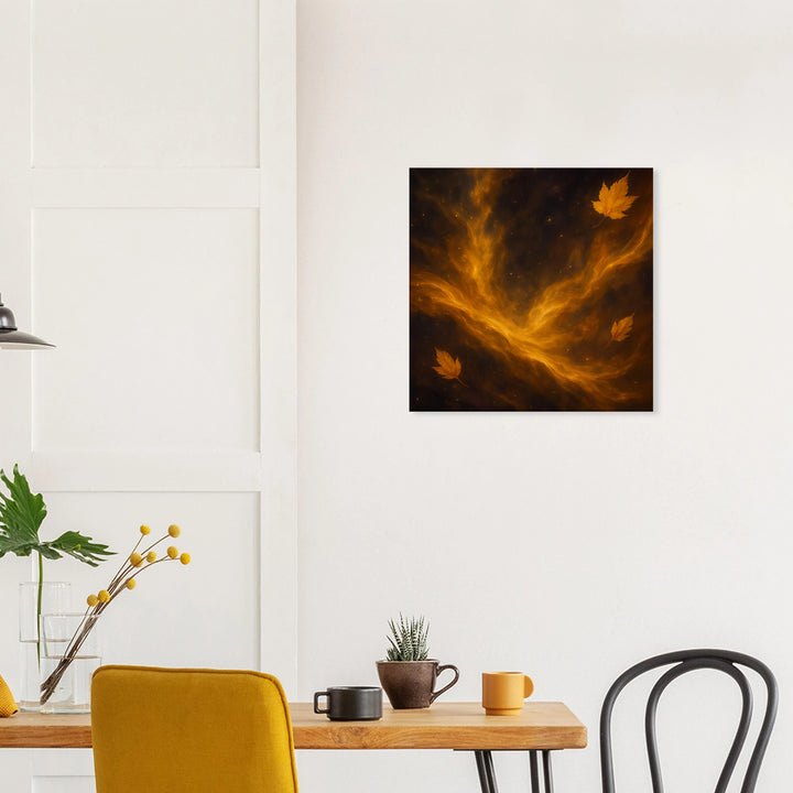 Aurelia Drift – Wenn Blätter wie Sterne durch Träume segeln - Simpls space print-Print Material