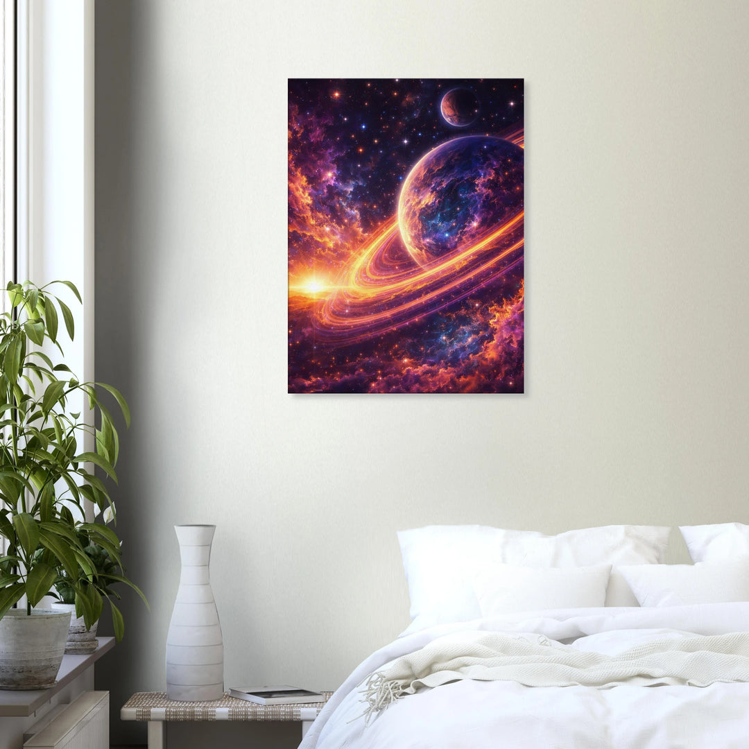 Twilight Orbit – Wenn Welten sich im Licht begegnen - Simpls space print-Print Material