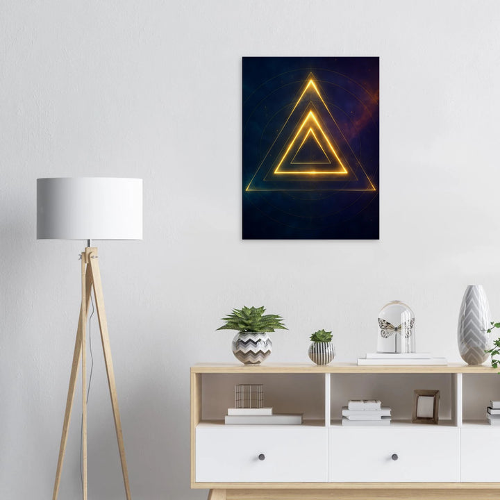 Sacred Triad – Die stille Ordnung hinter allem - Simpls space print - Print Material