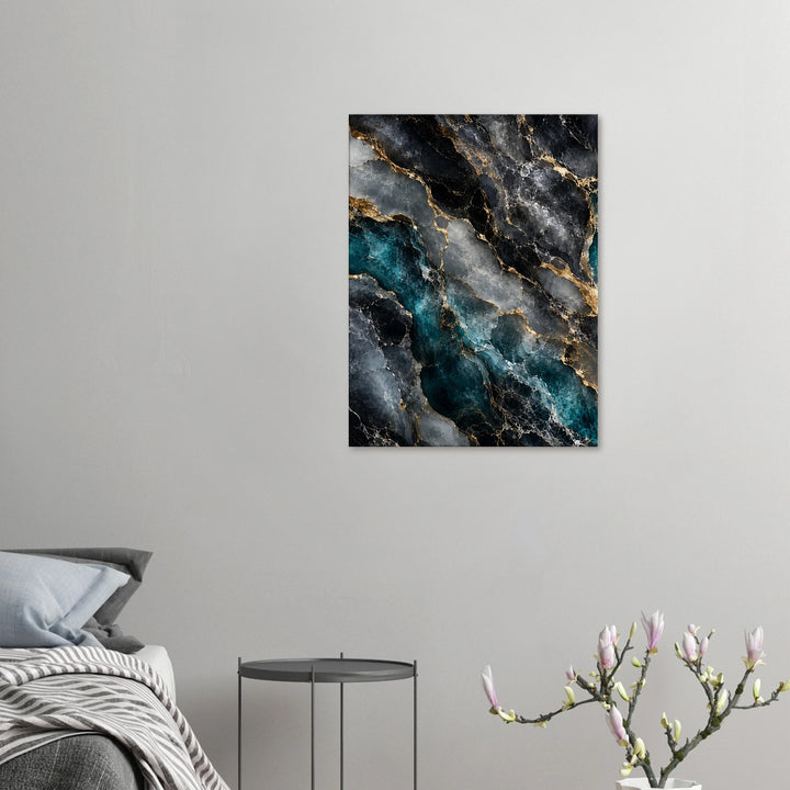 Nebula Marble – Wo Stein zu kosmischer Eleganz wird - Simpls space print-Print Material