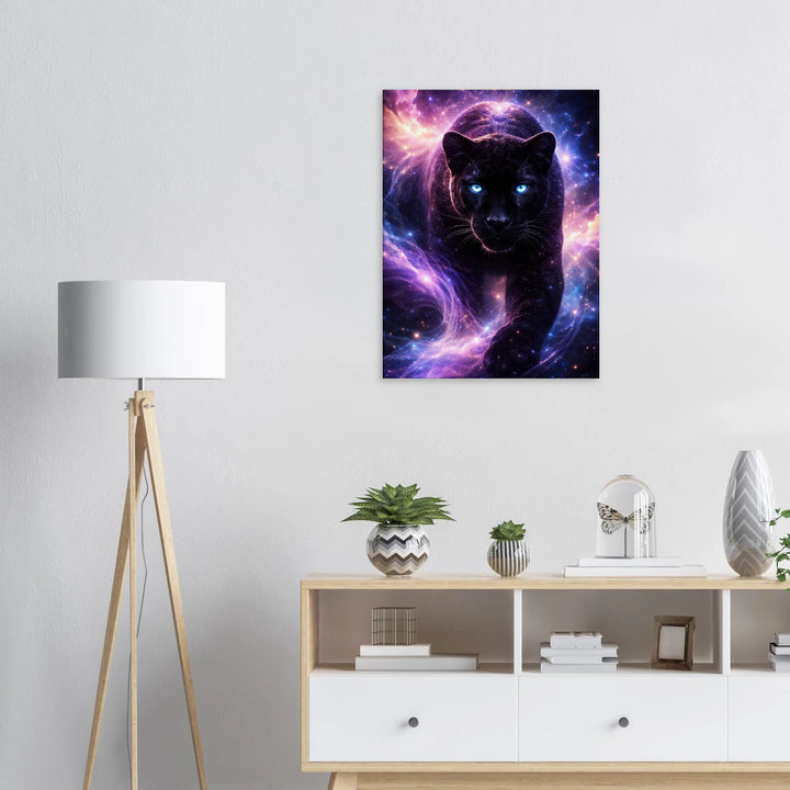Nebula Panther – Der lautlose Hüter der Galaxie - Simpls space print-Print Material