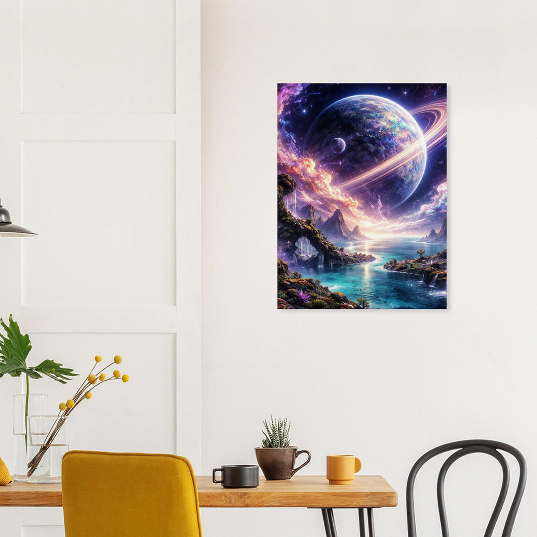 Lucid Orbit – Wo Träume den Kosmos berühren - Simpls space print - Print Material