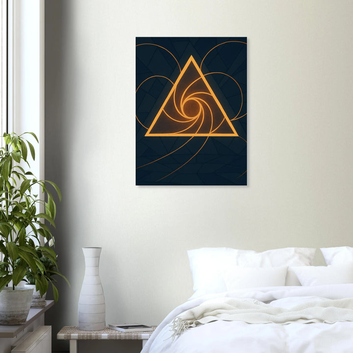 Traid Flux- Die heilige Bewegung der Geometrie - Simpls space print-Print Material