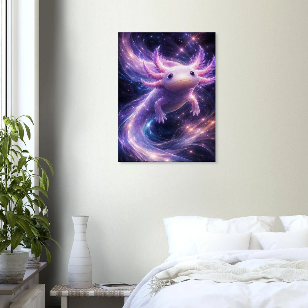 Astrolotl – Der sanfte Wächter der Sternennacht - Simpls space print - Print Material