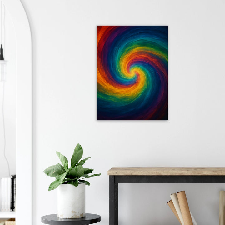 Spectrum Whirl – Der Wirbel der Farben, der deine Seele tanzen lässt - Simpls space print-Print Material