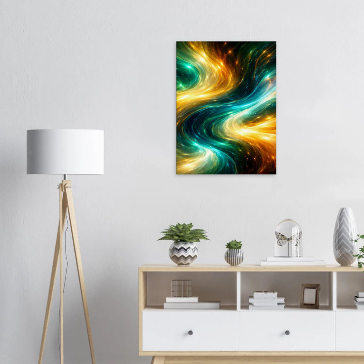 Velvet Plasma – Wie fließendes Licht den Raum veredelt - Simpls space print-Print Material