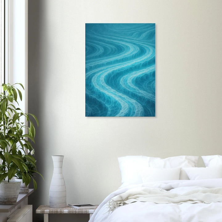 Glacial Pulse - Simpls space print - Print Material