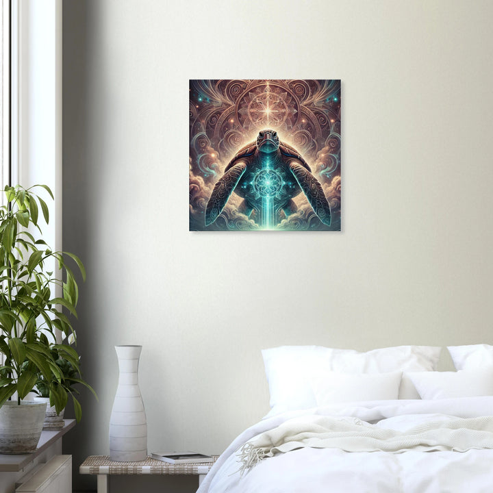 Totem Schildkröte – Hüterin der Zeit und Seelenruhe - Simpls space print-Print Material