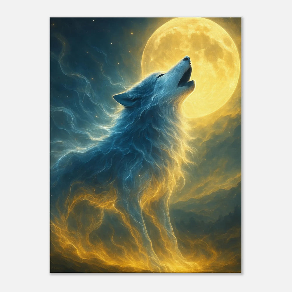 Lunar Howl - Simpls space print - Print Material