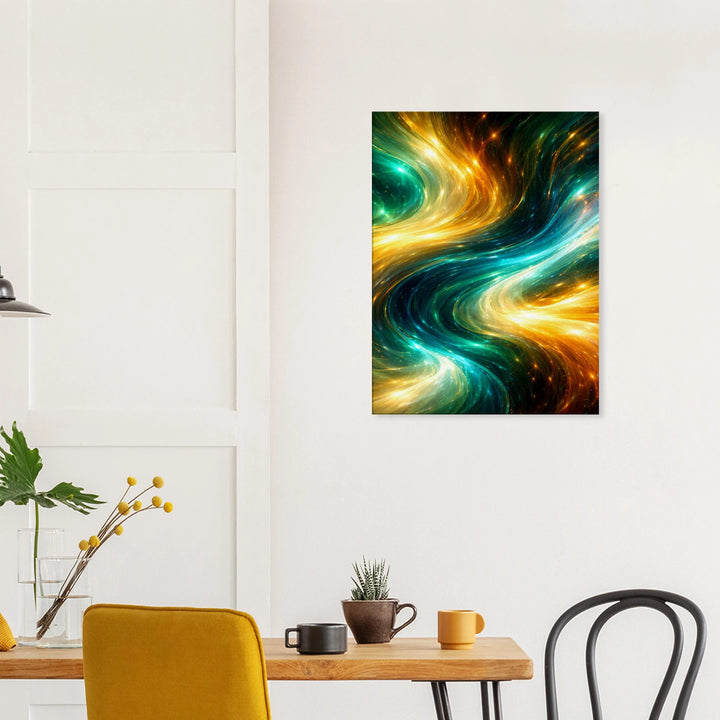 Velvet Plasma – Wie fließendes Licht den Raum veredelt - Simpls space print-Print Material