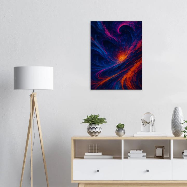 Nebula Infernal – Das lodernde Herz des Kosmos - Simpls space print-Print Material