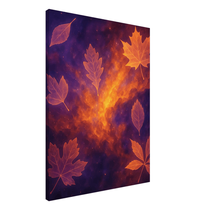 Twilight Leaves - Simpls space print - Print Material