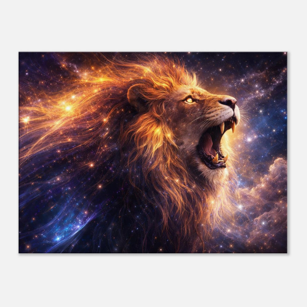 Galactic Roar – Die Stimme deiner kosmischen Kraft - Simpls space print-Print Material