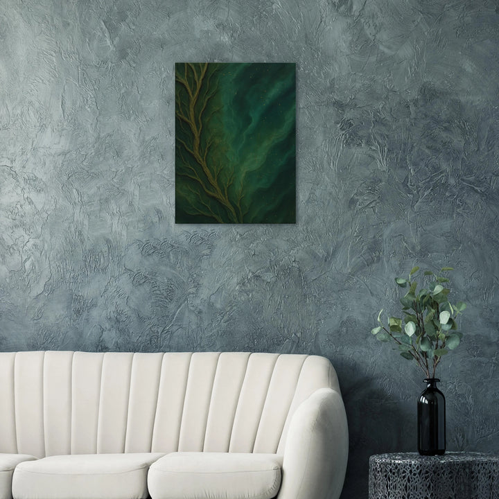 Green Growth – Wo Wurzeln träumen und das Herz aufatmet - Simpls space print-Print Material