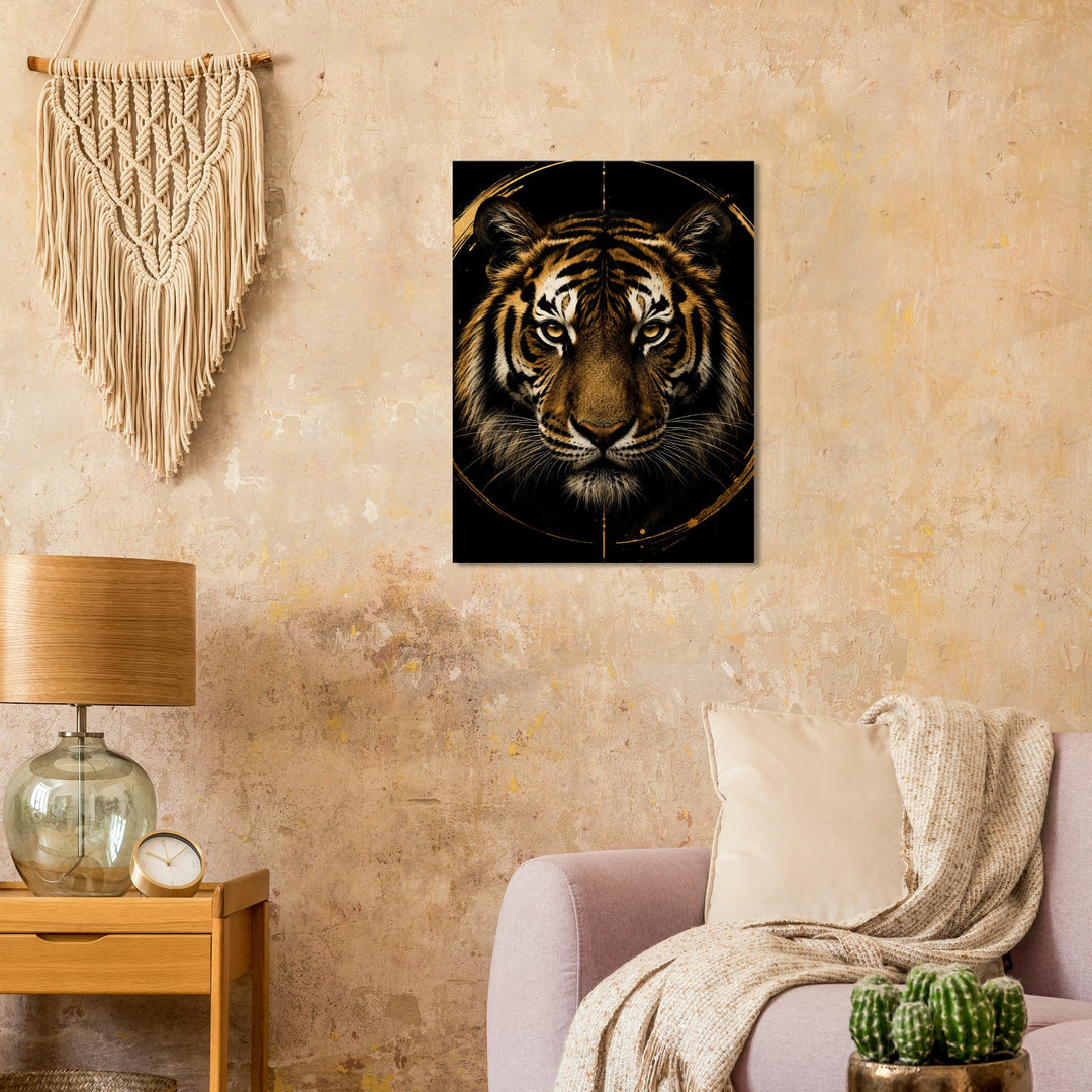 Golden Instinct – Wo Stärke auf pure Eleganz trifft - Simpls space print-Print Material