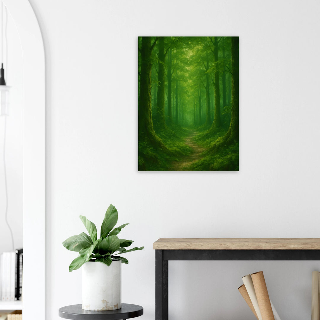 Forest – Der grüne Pfad zur Stille in dir - Simpls space print-Print Material