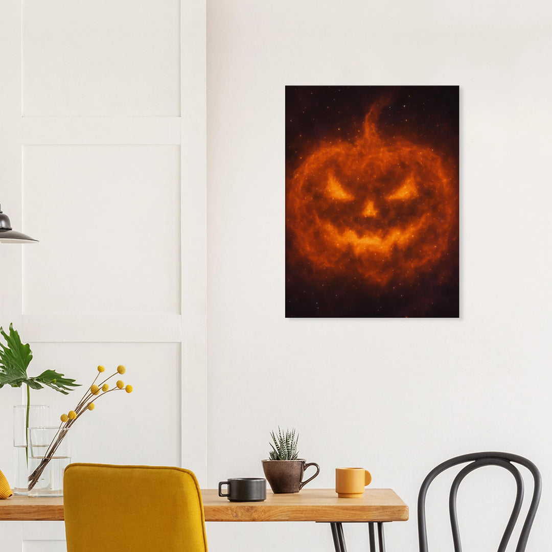 Pumpkin Nebula - Halloween - Simpls space print - Print Material